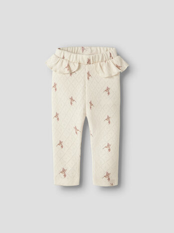 Lil ' Atelier Lil ' Atelier | NBFRACHELLO SIG SLIM LEGGINGS HEA LIL | Turtledove BIRD