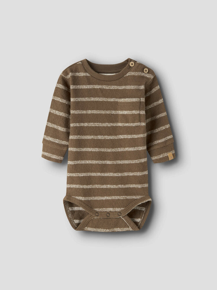 Lil ' Atelier Lil ' Atelier | NBMOBY LS LOOSE BODY LIL | Teak TURTLEDOVE