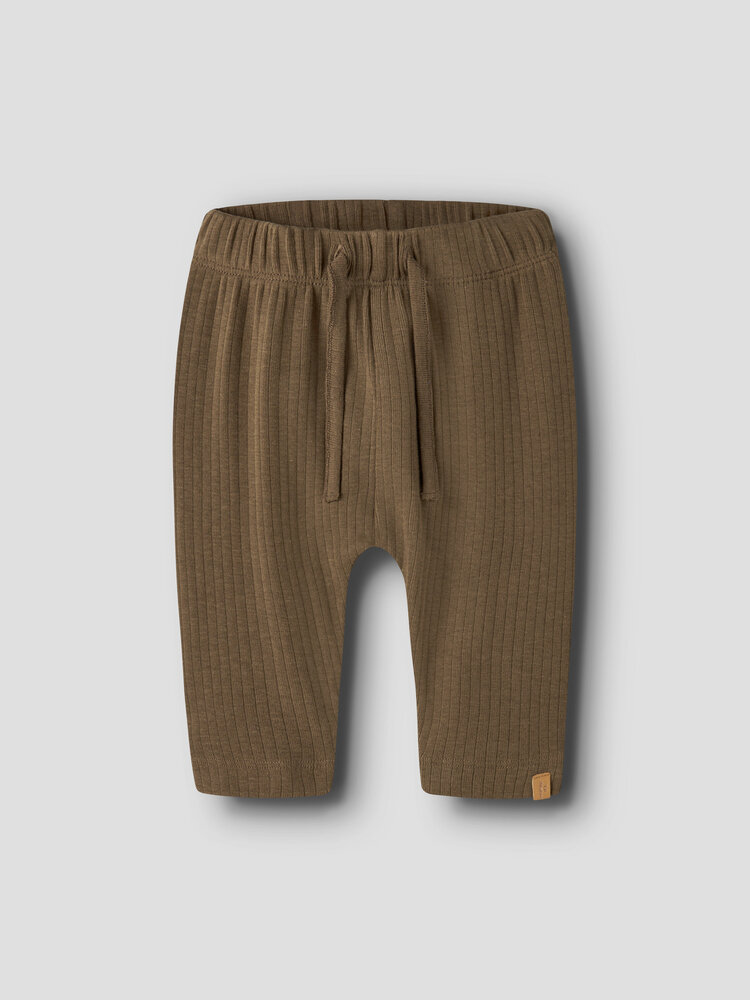 Lil ' Atelier Lil ' Atelier | NBMGABO BIB LOOSE PANT LIL | Teak