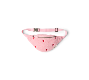 Studio Noos Studio Noos | Teddy Mini Fanny Pack | Hearts | Light Pink Hearts