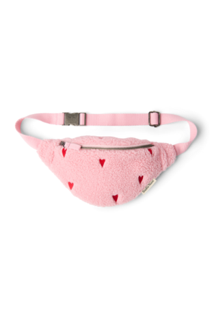Studio Noos Studio Noos | Teddy Mini Fanny Pack | Hearts | Light Pink Hearts