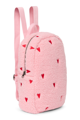 Studio Noos Studio Noos | Teddy Mini Backpack | Hearts | Light Pink Hearts