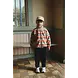Konges Sløjd Konges Sløjd | Jody Embroidery Teddy Jacket Grs | Tangerine Stripe