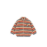 Konges Sløjd Konges Sløjd | Jody Embroidery Teddy Jacket Grs | Tangerine Stripe