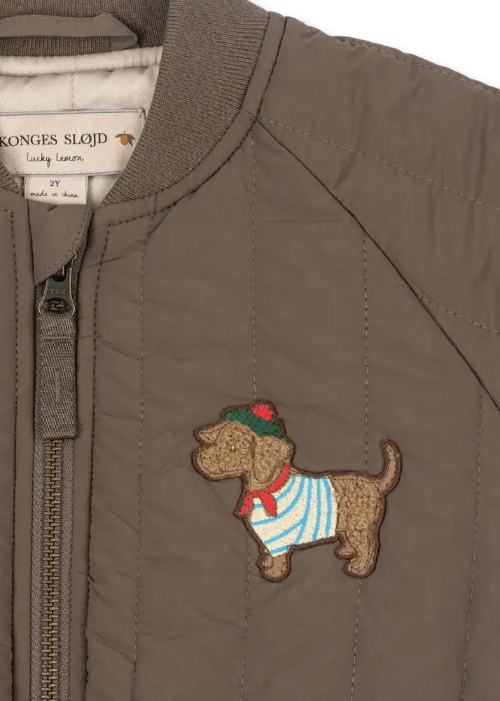 Konges Sløjd Konges Sløjd | Juno Terry Bomber Jacket | Walnut