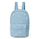 Studio Noos Studio Noos | Denim Midi Backpack | Hearts | Light Blue Hearts