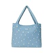 Studio Noos Studio Noos | Denim Mom Bag | Hearts | Light Blue Hearts