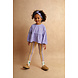 Sproet & Sprout Sproet & Sprout | Winter legging purple stripes | Sand
