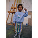 Sproet & Sprout Sproet & Sprout | Sweatpants multicolour stripe | Grey melee