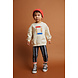 Sproet & Sprout Sproet & Sprout | Winter legging painted stripe  | Ink splash