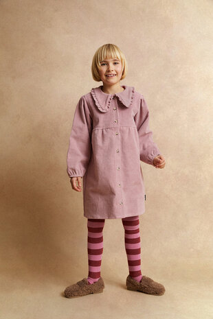 Sproet & Sprout Sproet & Sprout | Tights stripes garnet | Garnet
