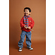 Sproet & Sprout Sproet & Sprout | Straight denim pants SPRT& print  | Blue denim
