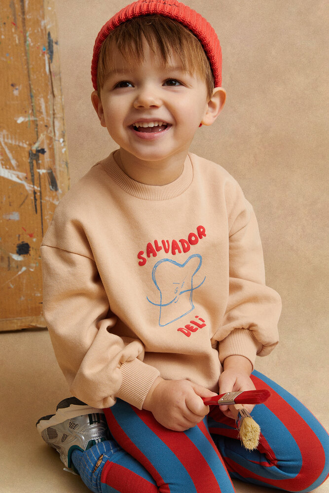 Sproet & Sprout Sproet & Sprout | Sweatshirt Salvador Deli colour  | Vanilla