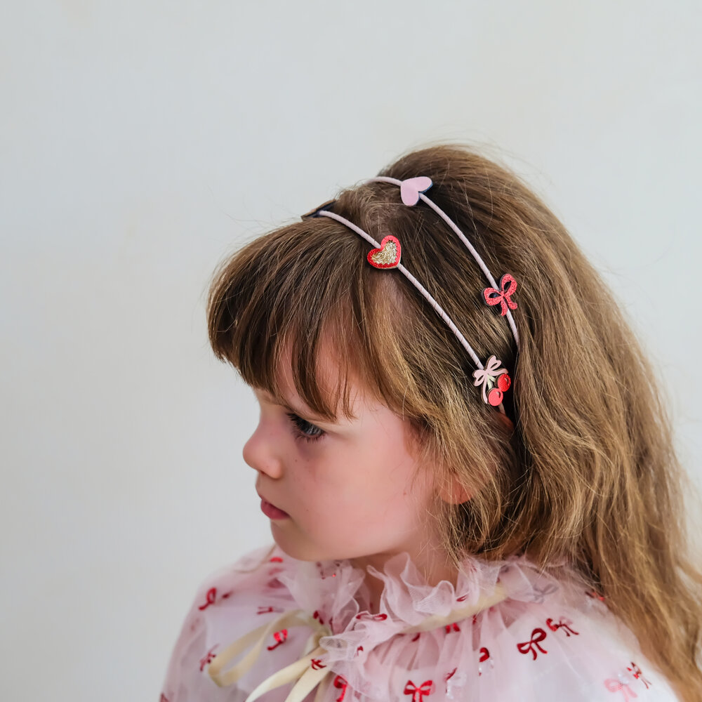 Mimi & Lula Mimi & Lula  | Fancy Cherries Double Headband