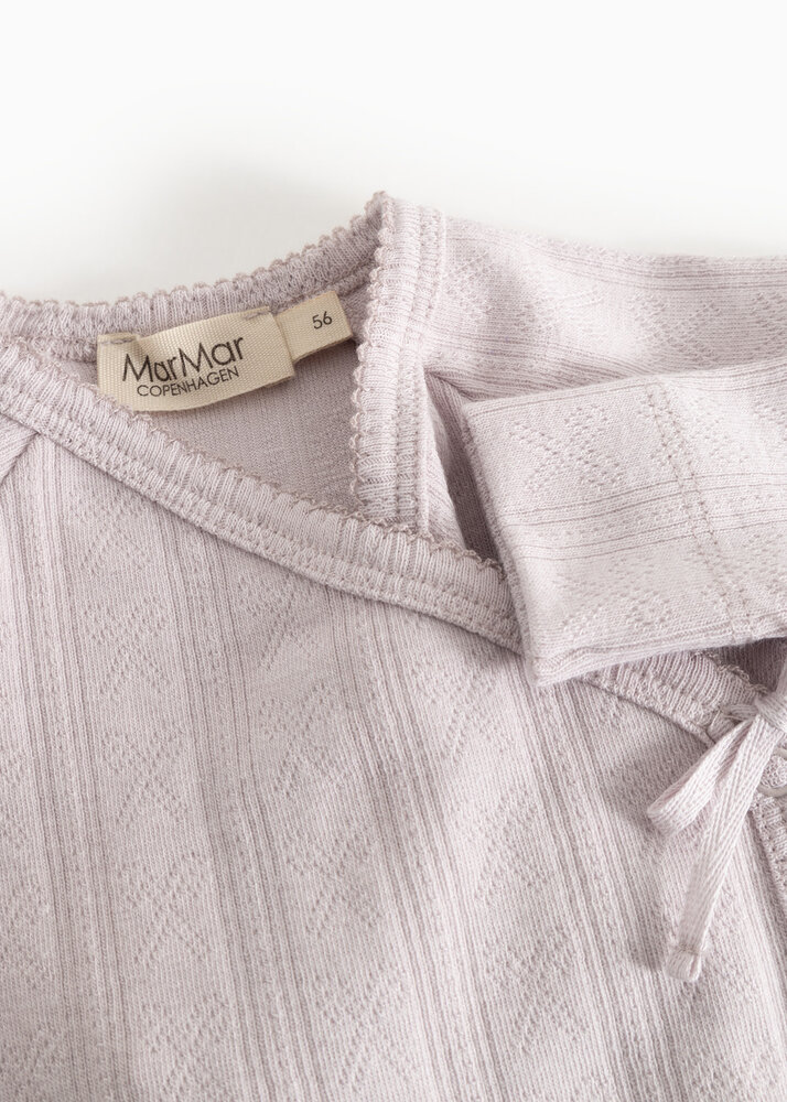 MarMar Copenhagen MarMar Copenhagen | Tut Wrap LS | Modal Pointelle | Violet Dust MarMar Copenhagen MarMar Copenhagen | Tut Wrap LS | Modal Pointelle | Violet Dust