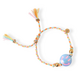 LOVE issue LOVE issue | Bracelet | Happy Smiley | Light blue/orange