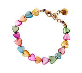 LOVE issue LOVE issue | Bracelet | Shell hearts | Colorful T1