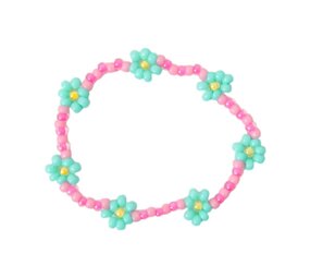 LOVE issue LOVE issue | Bracelet | Daisy | Luminous pink/ocean blue T1