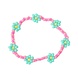 LOVE issue LOVE issue | Bracelet | Daisy | Luminous pink/ocean blue T1