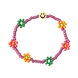 LOVE issue LOVE issue | Bracelet | Daisy | Smiley plum T1