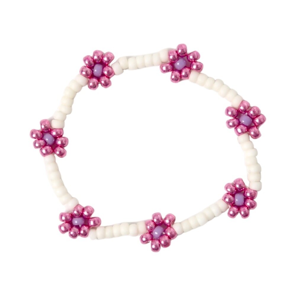 LOVE issue LOVE issue | Bracelet | Daisy | Shiny pink T1