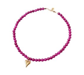 LOVE issue LOVE issue | Necklace | Plum heart