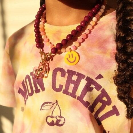LOVE issue LOVE issue | Necklace | Big yellow smiley