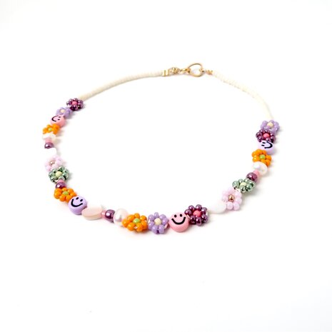 LOVE issue LOVE issue | Necklace | Shortie daisy smiley