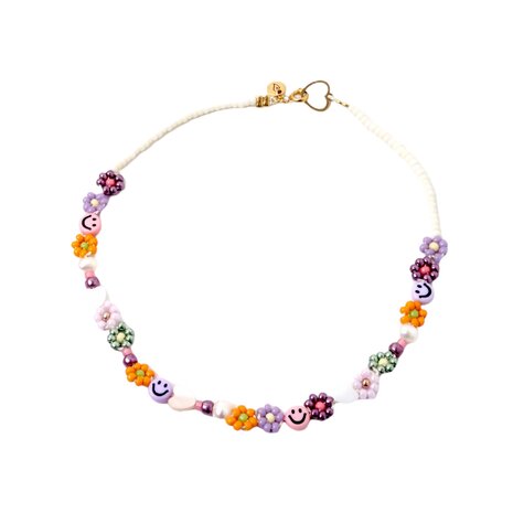 LOVE issue LOVE issue | Necklace | Shortie daisy smiley