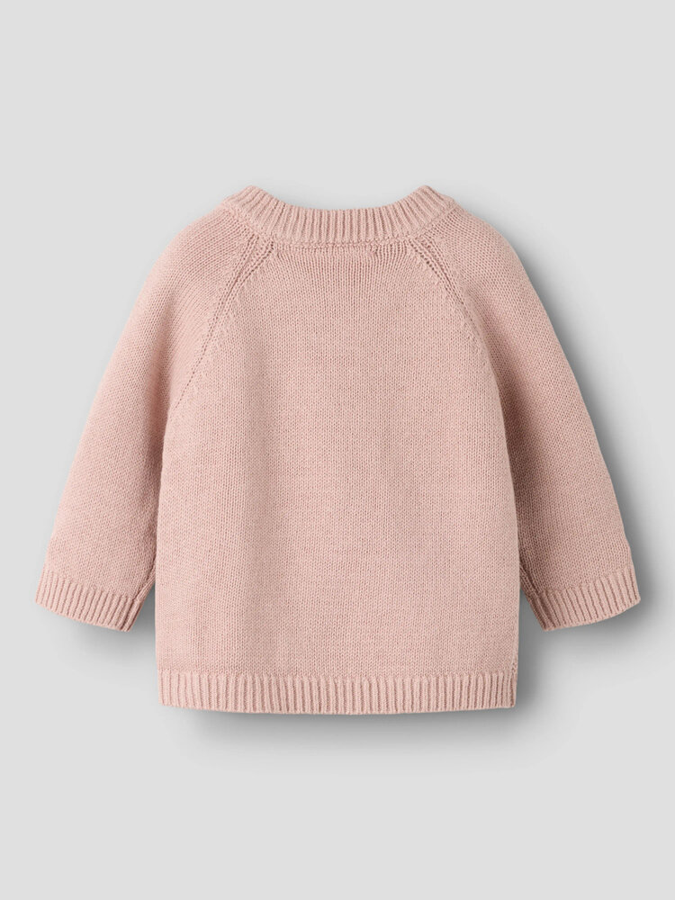 Lil ' Atelier Lil ' Atelier | NBNLAGUNA LS WRAP KNIT LIL | Adobe Rose