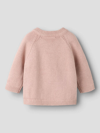 Lil ' Atelier Lil ' Atelier | NBNLAGUNA LS WRAP KNIT LIL | Adobe Rose