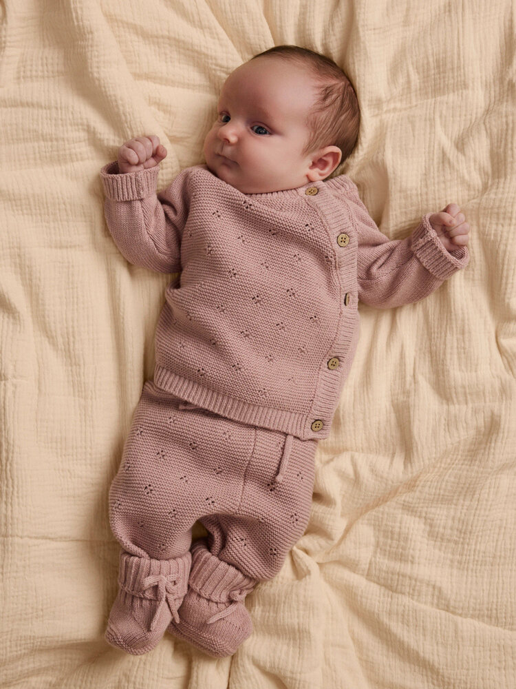 Lil ' Atelier Lil ' Atelier | NBNLAGUNA LS WRAP KNIT LIL | Adobe Rose