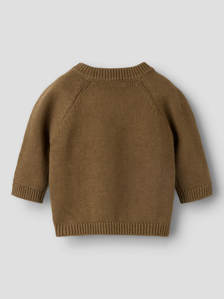 Lil ' Atelier Lil ' Atelier | NBNLAGUNA LS WRAP KNIT LIL | Teak