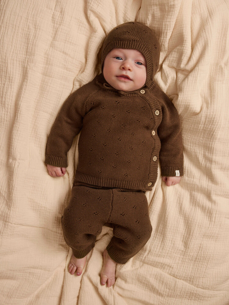 Lil ' Atelier Lil ' Atelier | NBNLAGUNA LS WRAP KNIT LIL | Teak