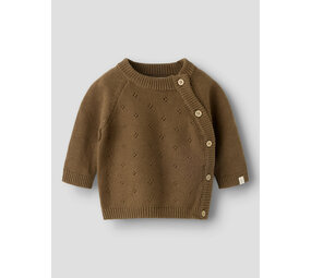 Lil ' Atelier Lil ' Atelier | NBNLAGUNA LS WRAP KNIT LIL | Teak