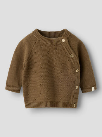 Lil ' Atelier Lil ' Atelier | NBNLAGUNA LS WRAP KNIT LIL | Teak