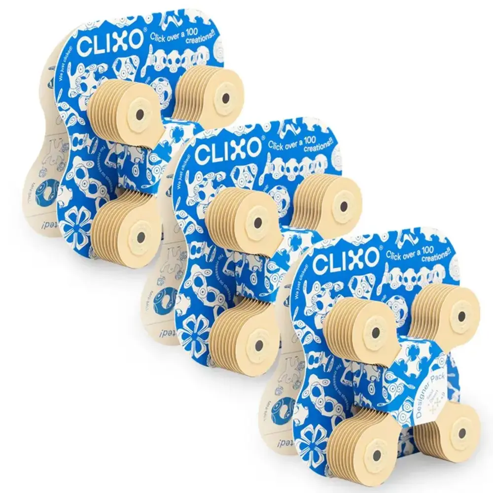 Clixo Clixo | Tiny & Mighty | Beige/Grey