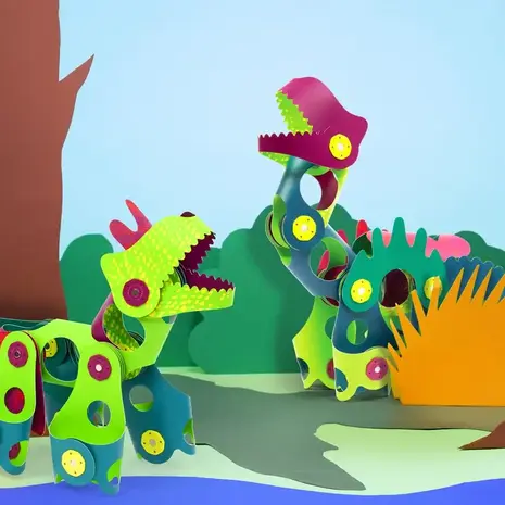 Clixo Clixo | Dino Series | Dino Adventure Pack 22 pc
