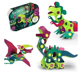 Clixo Clixo | Dino Series | Dino Adventure Pack 22 pc