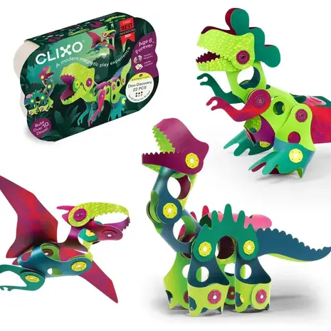 Clixo Clixo | Dino Series | Dino Adventure Pack 22 pc