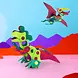 Clixo Clixo | Dino Series | Dino Adventure Pack 22 pc