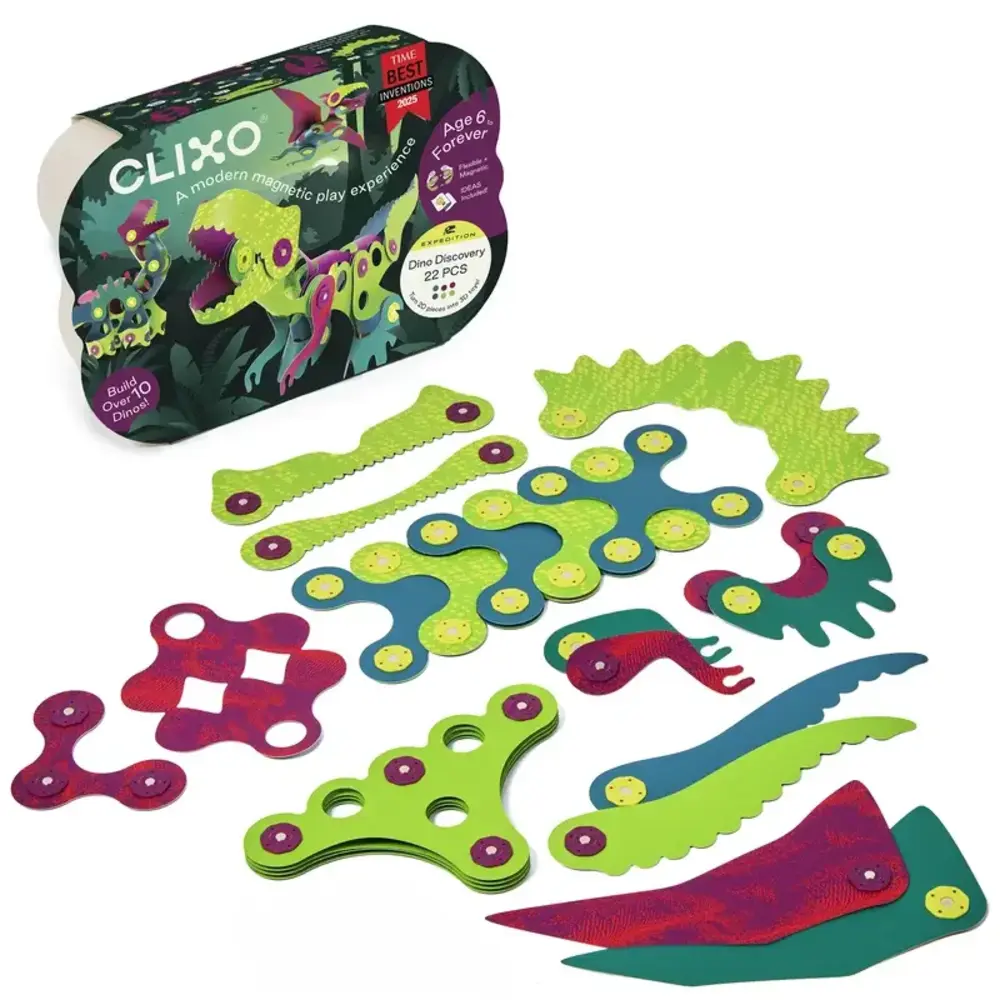 Clixo Clixo | Dino Series | Dino Adventure Pack 22 pc