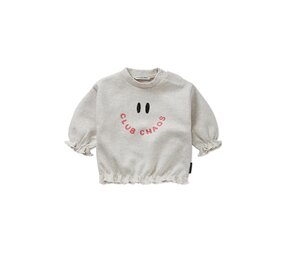 Sproet & Sprout Sproet & Sprout | Baby girls top Club Chaos | Ivory melee