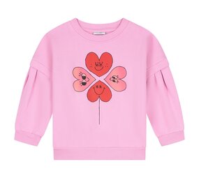 Daily Brat Daily Brat | Sweater Four Hearts Pink