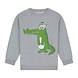 Daily Brat Daily Brat | Loco Croco Sweater Grey Melange
