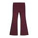 Daily Brat Daily Brat | Leopard Burgundy Flared Pants