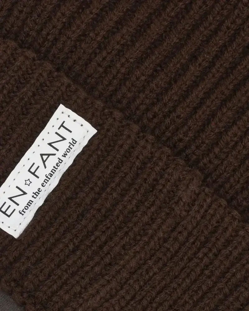 En Fant En Fant | Beanie w. Lining | Coffee Bean