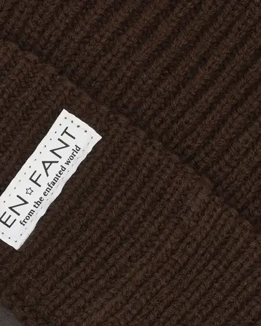 En Fant En Fant | Beanie w. Lining | Coffee Bean
