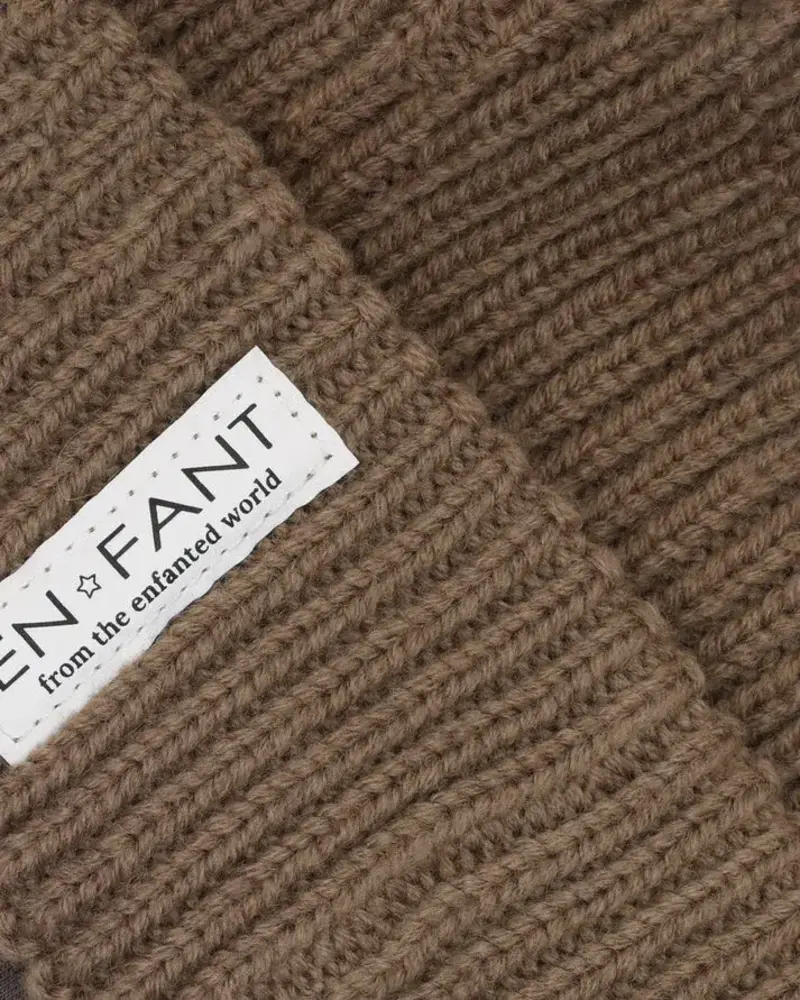 En Fant En Fant | Beanie w. Lining | Pine Bark | AW26 |