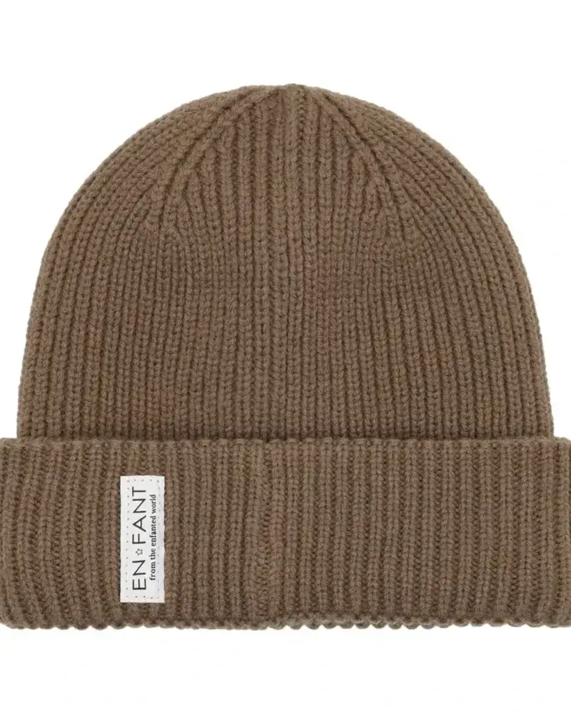 En Fant En Fant | Beanie w. Lining | Pine Bark | AW26 |